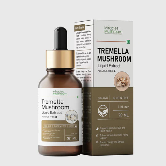 Miracles Mushroom - Tremella Mushroom Liquid Extract - 30ml