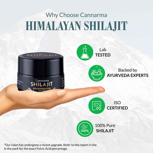 Cannarma Pure Himalayan Shilajit/Shilajeet Resin - 10g