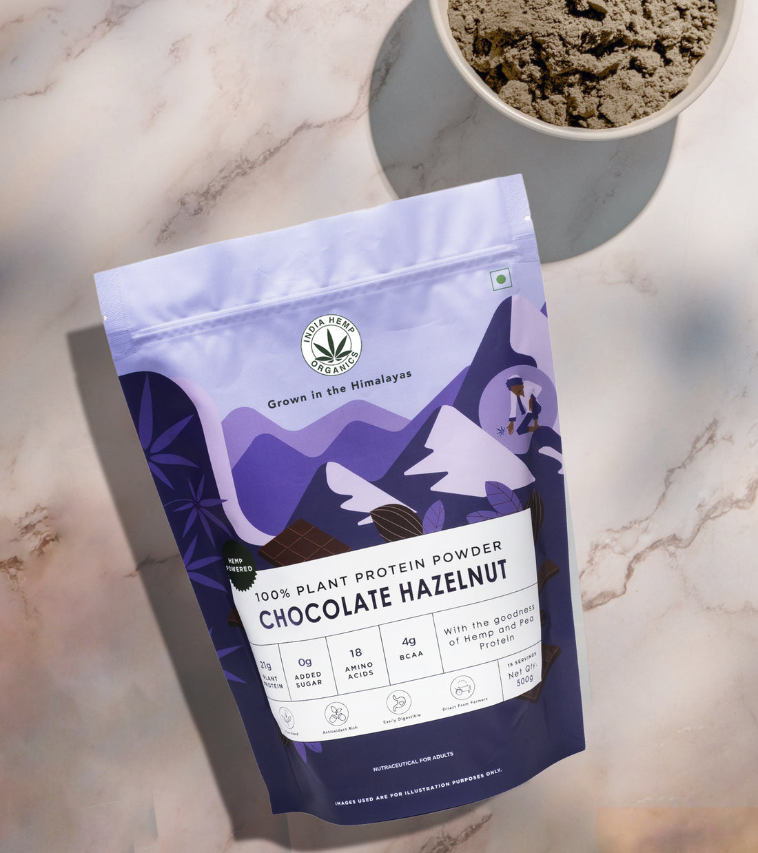 CANNABLISS- HEMP PROTEIN POWDER - CHOCOLATE HAZELNUT
