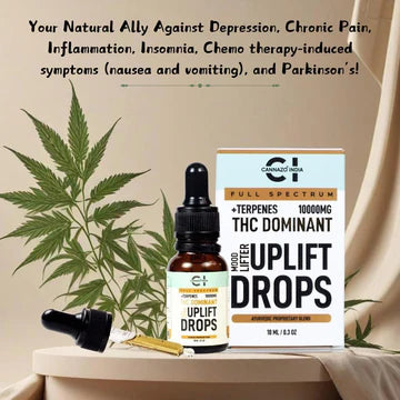 Cannazo - Uplift Drops (THC Dominant Medical Cannabis Tincture Mood Lifters)