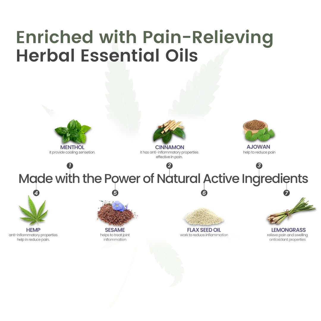 Cannarma Hemp Pain Relief Massage Oil