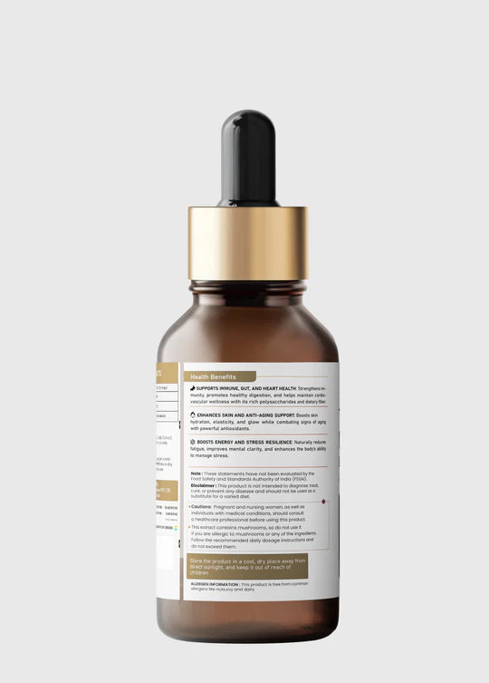Miracles Mushroom - Tremella Mushroom Liquid Extract - 30ml