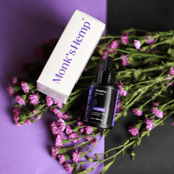 Monk's Hemp Nindra (1:1) Deep Sleep CBD Oil- Lavender