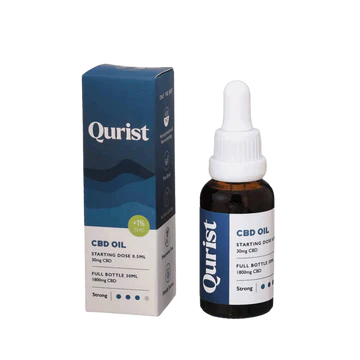 Qurist Broad Spectrum CBD Oil – Stress, Sleep & Pain Relief 1800mg Strong