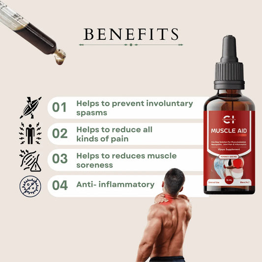 Muscle Aid: Relieves Cramps, Stiffness & Sprains