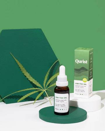 Qurist Full Spectrum CBD+THC Oil|Natural Relief for Pain, Sleep & Mood|Medium 1000mg (700mg CBD + 300mg THC)