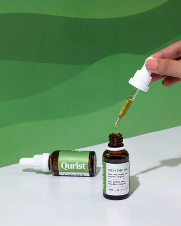 Qurist Full Spectrum CBD+THC Oil|Natural Relief for Pain, Sleep & Mood|Mild 500mg (350mg CBD + 150mg THC)
