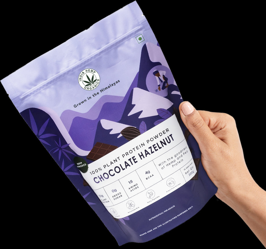 CANNABLISS- HEMP PROTEIN POWDER - CHOCOLATE HAZELNUT