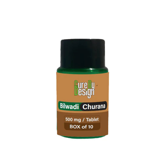 Cure By Design- Bilwadi Churana 500 mg/Tablet - Advanced Gut Support