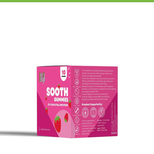 Cure By Design Sooth Gummies – Calm, Comfort, and Lasting Relief