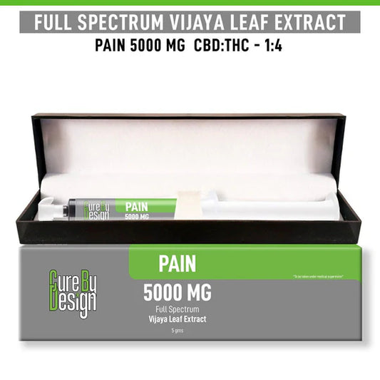 Cure By Design Pain Extract – Uplifted Mood and Relief from Chronic Pain and Nausea (CBD:THC 1:4)