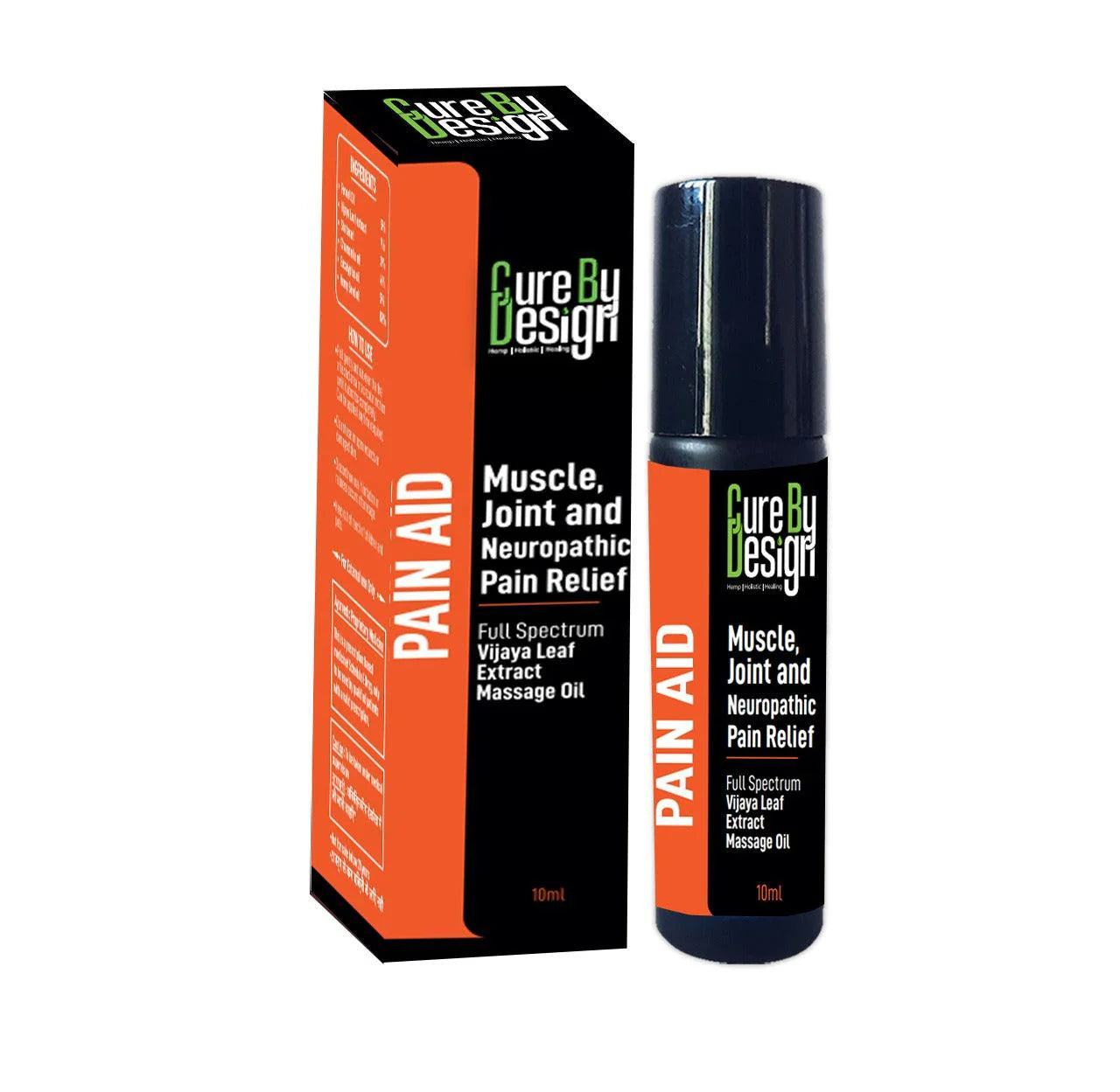 Cure By Design - Pain Aid Polyherbal Massage Oil
