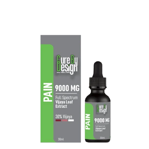 Cure By Design – Pain Relief Formula (30%Vijaya Full Spectrum Extract) 300mg/ml (CBD:THC – 1:4)