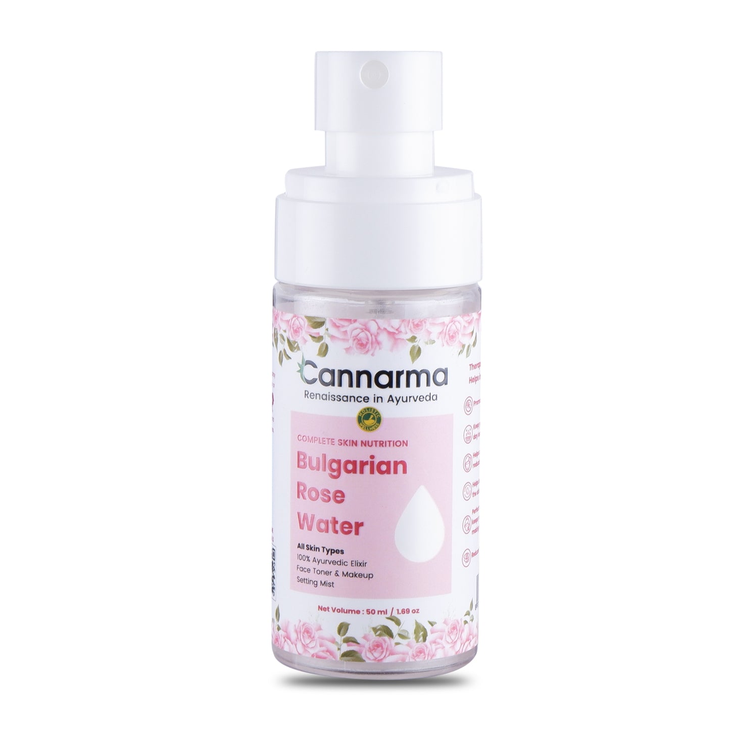 Cannarma Bulgarian Rose Water Spray