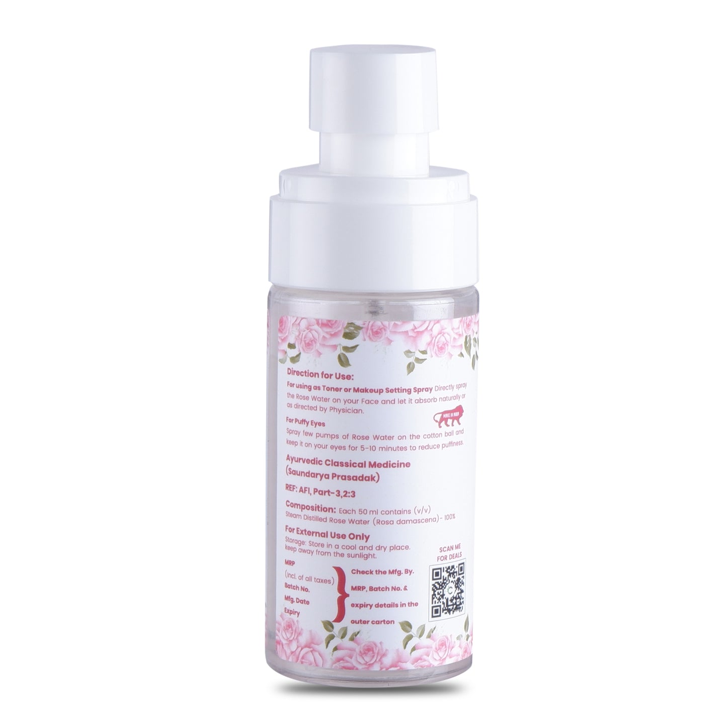 Cannarma Bulgarian Rose Water Spray