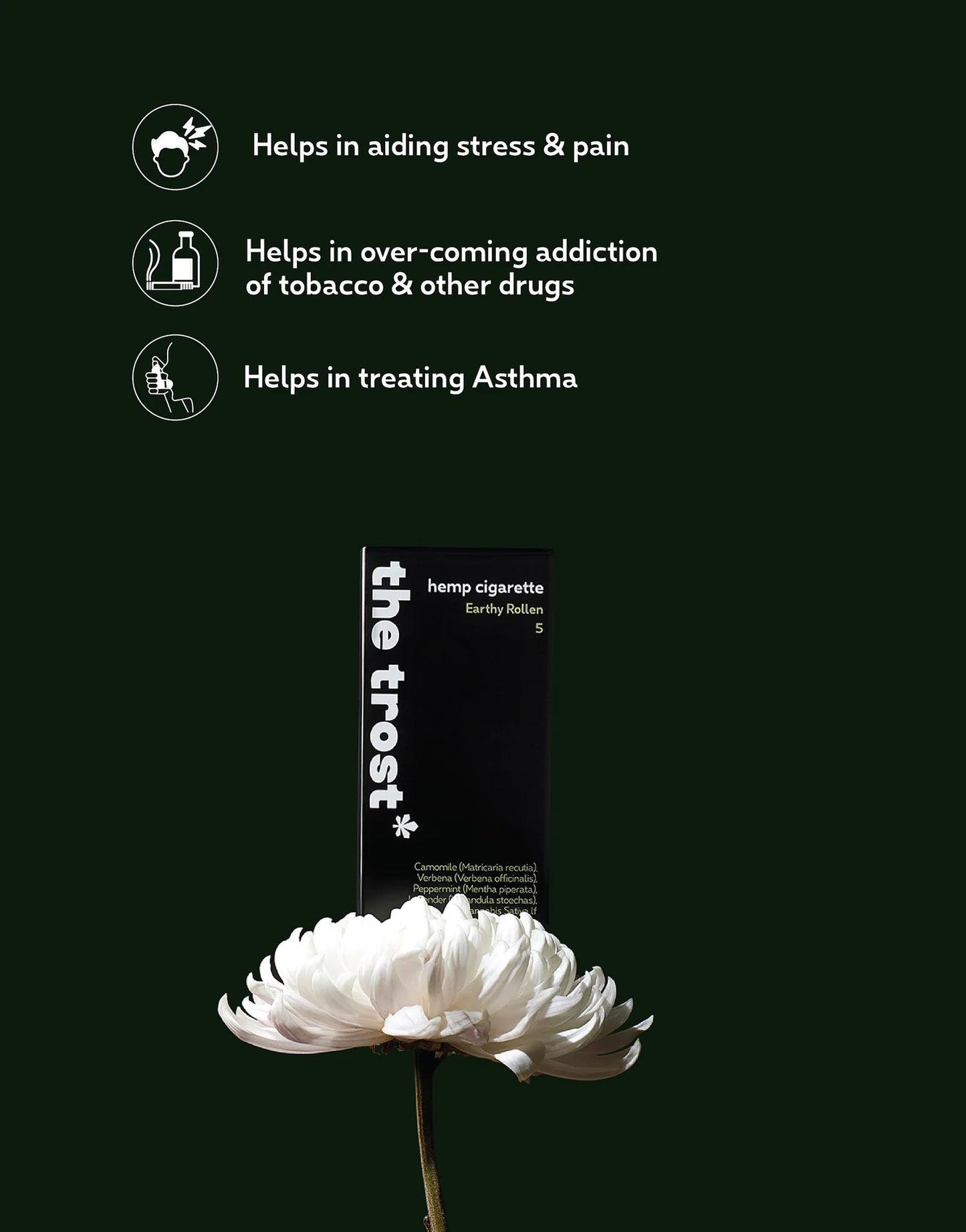 The Trost Hemp Herbal Cigarettes (Earthy Rollen)