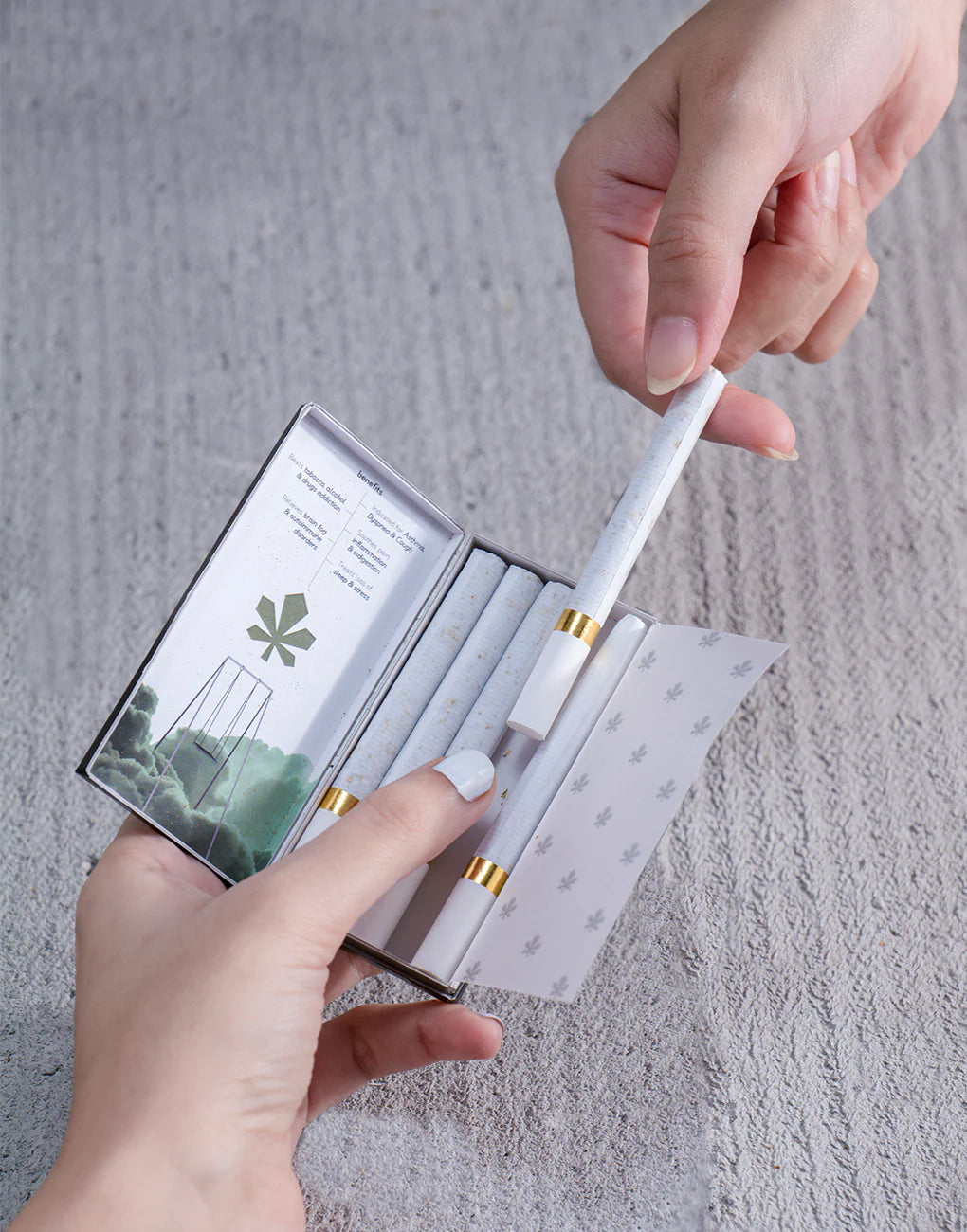 The Trost Hemp Herbal Cigarettes (Earthy Rollen)