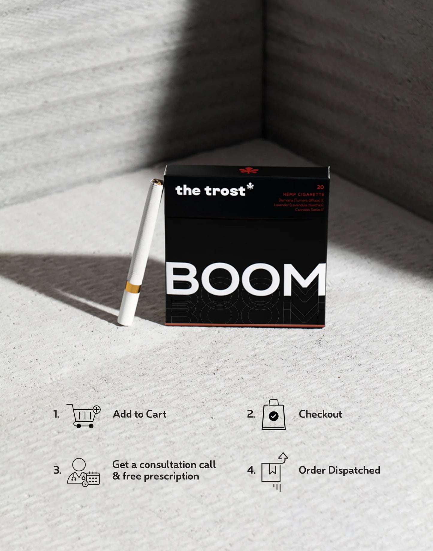 Hemp Herbal Cigarette (Boom)