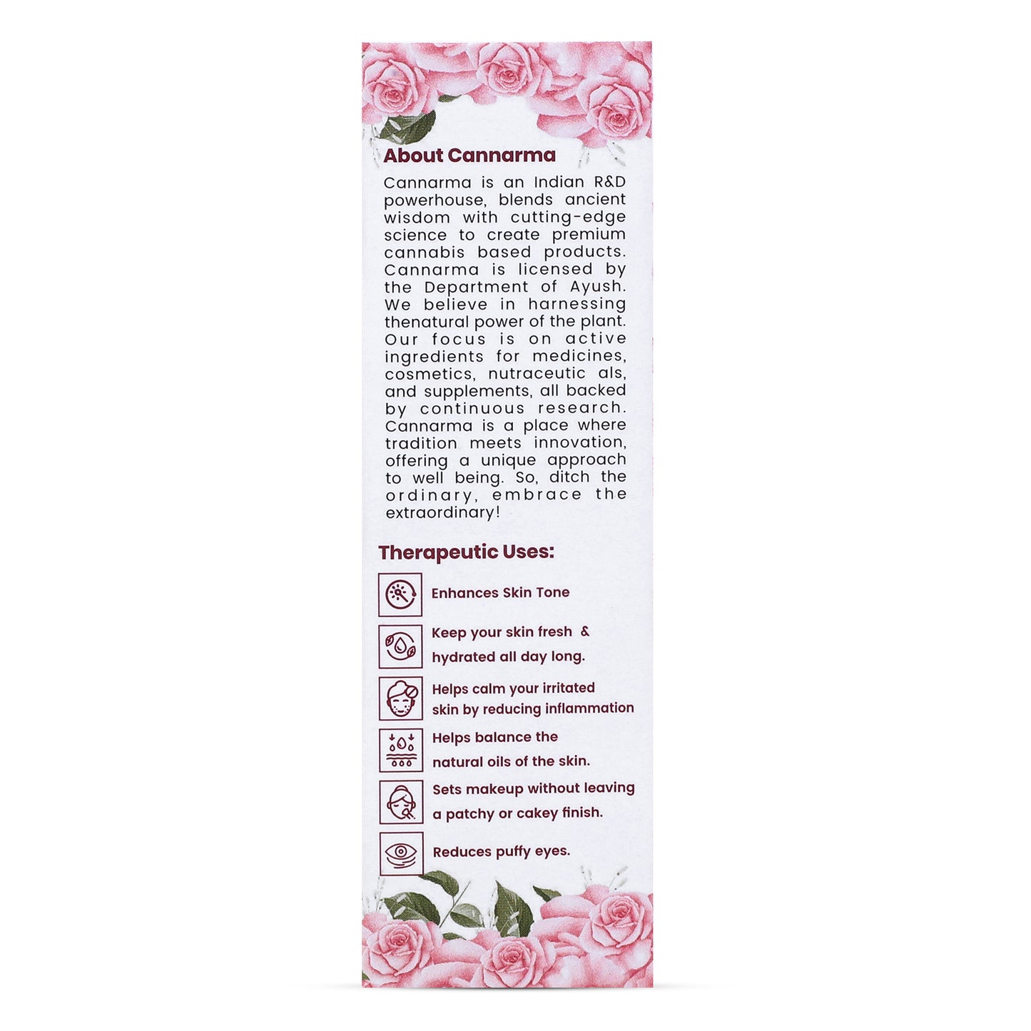 Cannarma Bulgarian Rose Water Spray