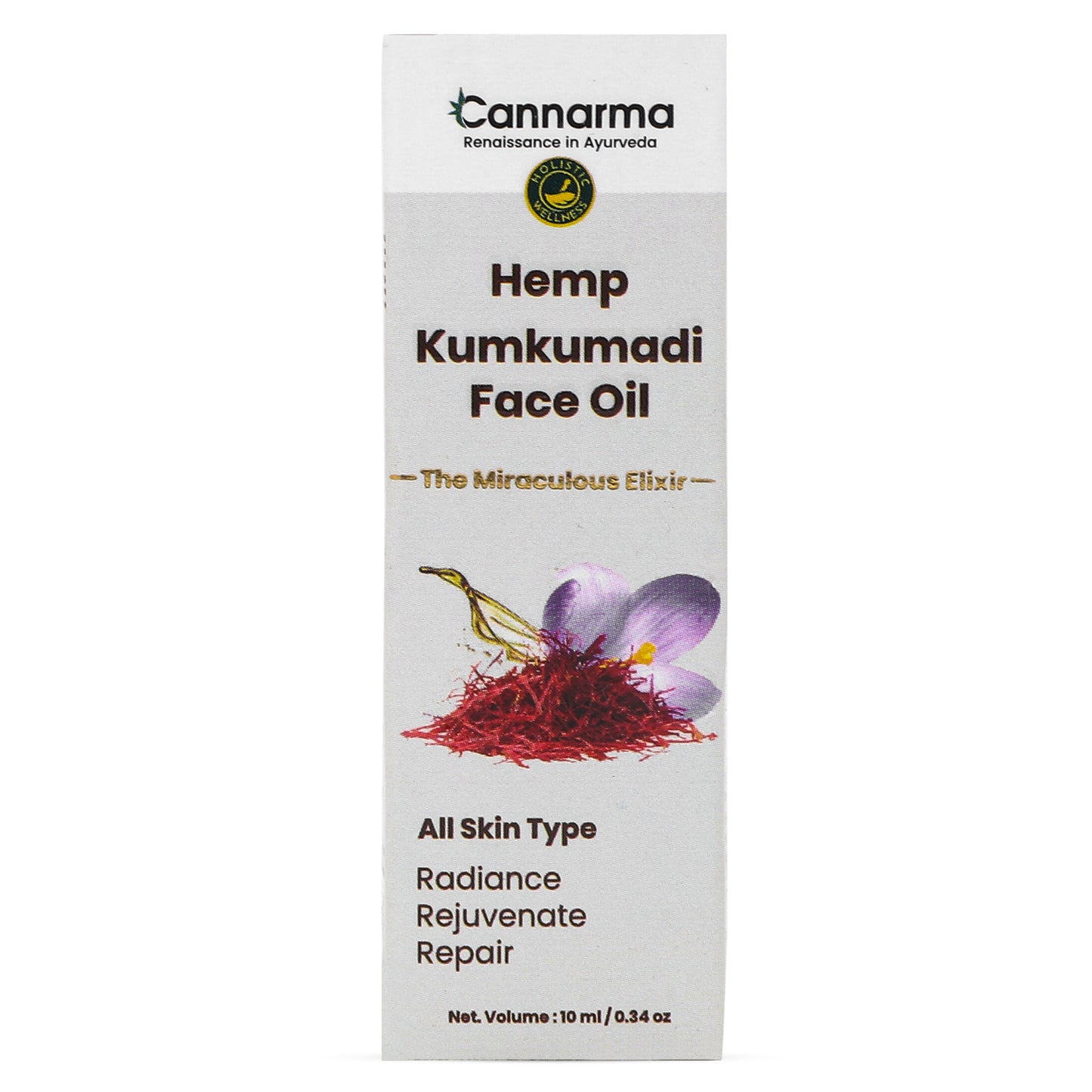 Cannarma Hemp Kumkumadi Tailam Face Oil