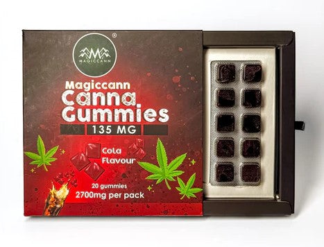 Magiccann Canna Gummies – Cannabis infused gummies- Extra Strong : 2700Mg (135mg Each Gummy)