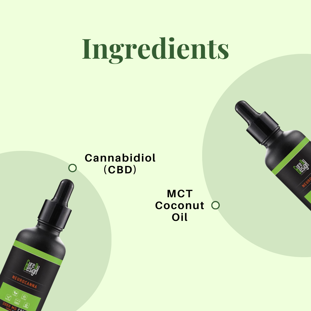 Cure By Design NeuroCanna 100 – CBD Oil for Epilepsy, MS & Complex Neurological Disorders