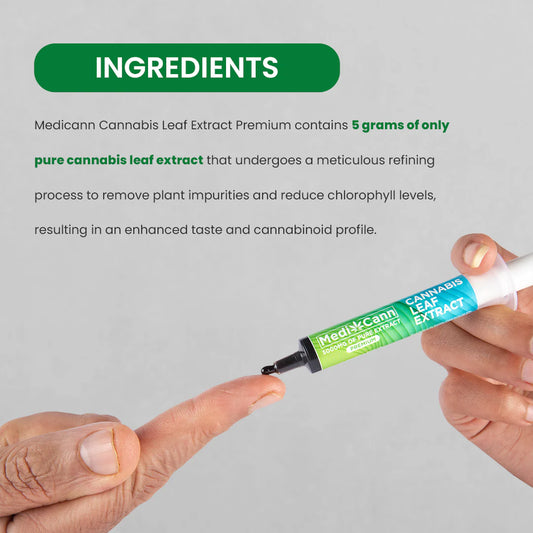 MEDICANN-Cannabis Leaf Extract Premium - 5 grams
