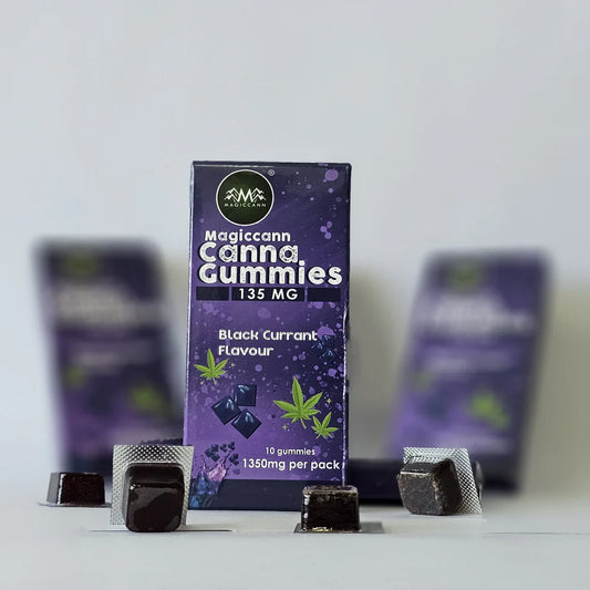 Magiccann Canna Gummies – Black currant Premium Cannabis infused gummies