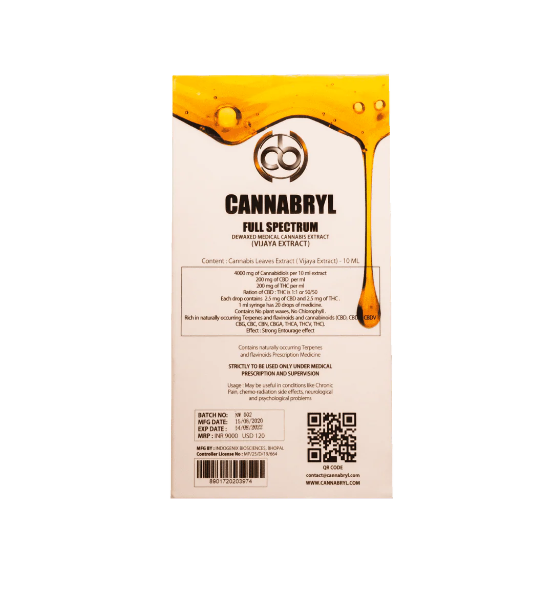 CANNABRYL-Vijaya Pure Dewaxed Extract IPV 4000