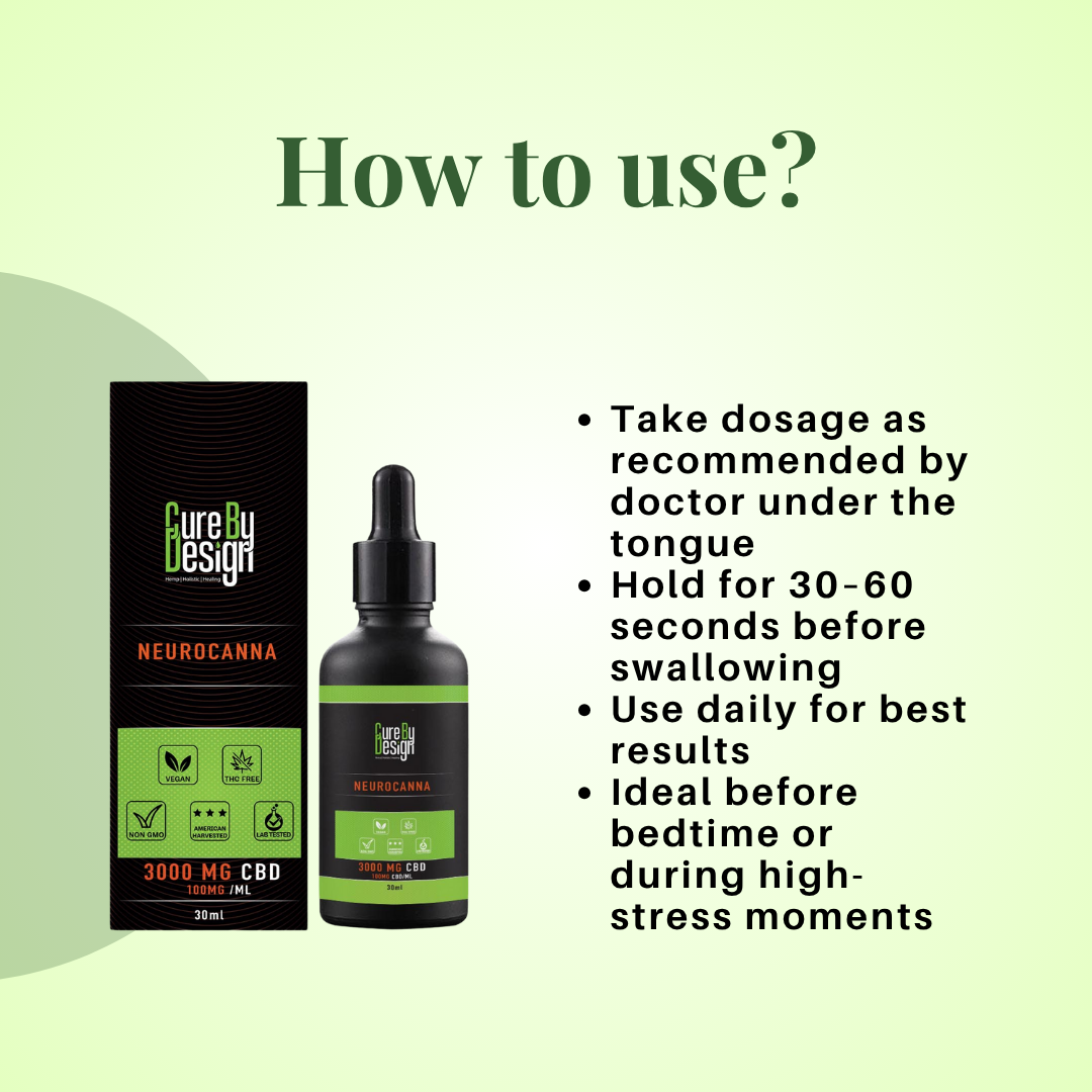 Cure By Design NeuroCanna 100 – CBD Oil for Epilepsy, MS & Complex Neurological Disorders