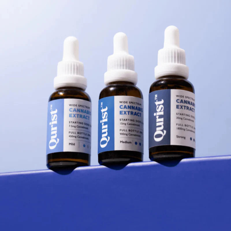 Qurist Broad Spectrum CBD Oil – Stress, Sleep & Pain Relief 450mg Mild