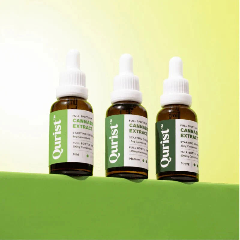 Qurist Full Spectrum CBD+THC Oil|Natural Relief for Pain, Sleep & Mood|Mild 500mg (350mg CBD + 150mg THC)