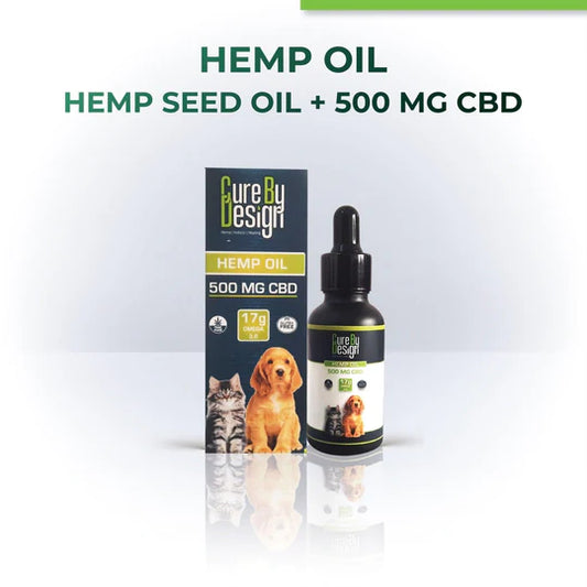 Cure By Design Hemp Oil for Pets - 500mg