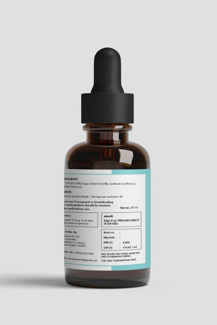 CLOUD12- Full Spectrum Vijaya Oil High Strength| Chronic Pain| Stress Buster
