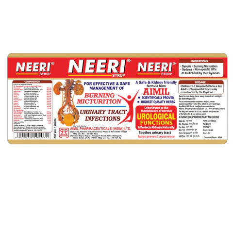 Neeri Syrup(For Kidney Health)