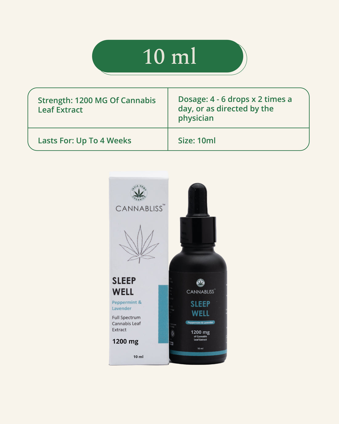 Cannabliss Sleep Well – CBD Oil for Sleep