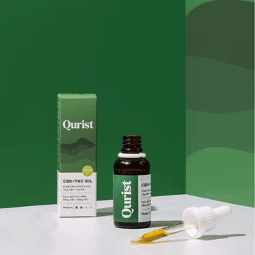 Qurist Full Spectrum CBD+THC Oil|Natural Relief for Pain, Sleep & Mood|Medium 1000mg (700mg CBD + 300mg THC)