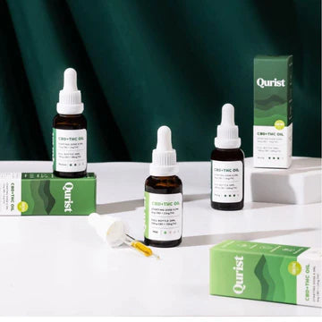 Qurist Full Spectrum CBD+THC Oil|Natural Relief for Pain, Sleep & Mood|Mild 500mg (350mg CBD + 150mg THC)