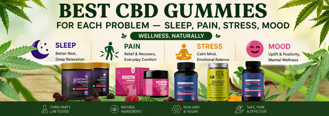Best CBD Gummy for Each Problem: Sleep, Pain, Stress, Mood
