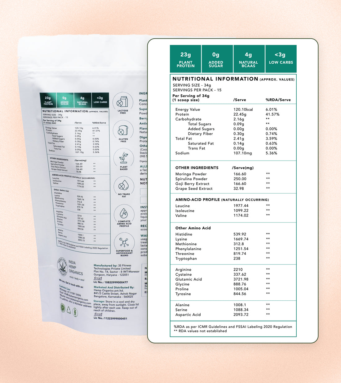 CANNABLISS- HEMP PROTEIN POWDER - FRENCH VANILLA CARAMEL