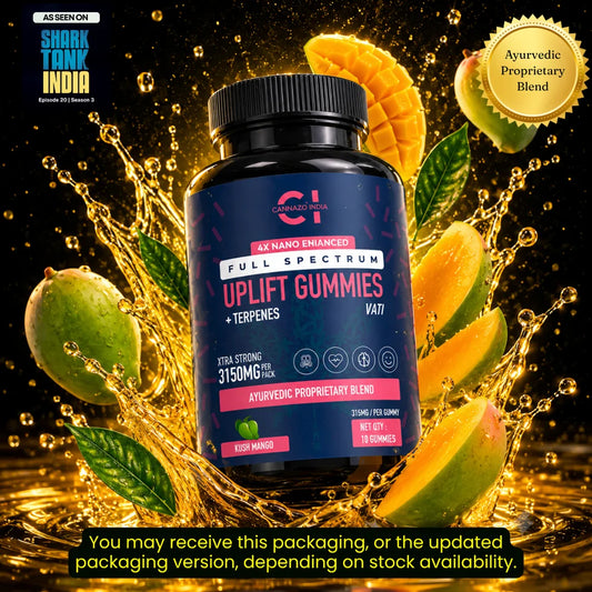 Cannazo- Uplift Gummies (Vatis) – 315mg Mango | Strong Support for Anxiety, Stress & Better Mood