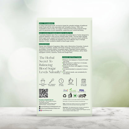 Tryambake Ayurveda Diabetic Qure Tea
