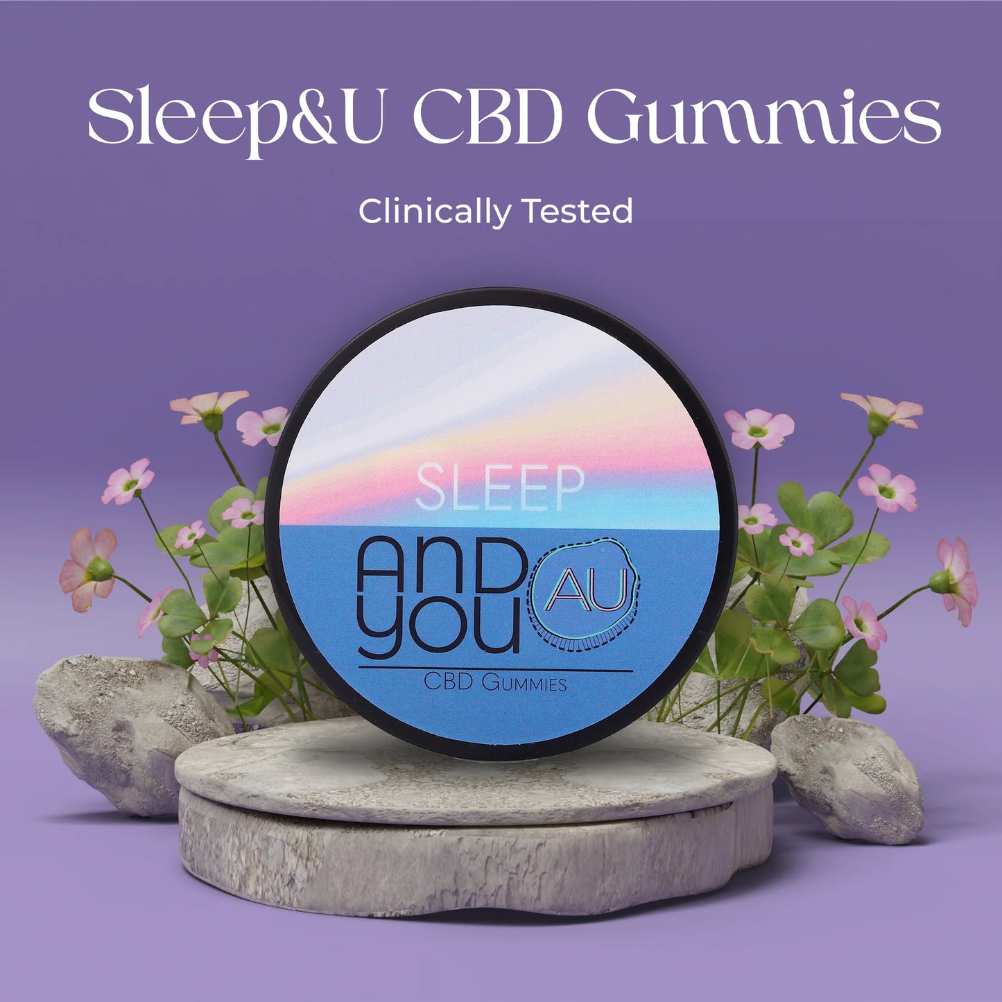 ANDYOU- Sleep&U Gummies (200mg CBD + 50mg Melatonin)