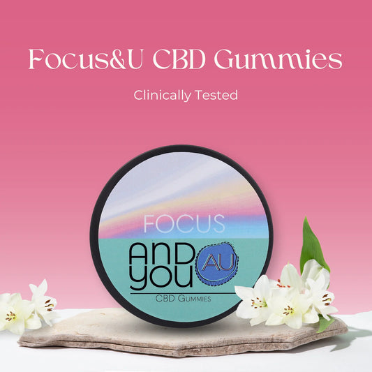 ANDYOU- Focus & U CBD Gummies – 200mg Relief for Stress & Anxiety
