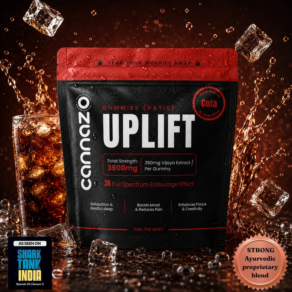 Cannazo- Uplift Gummies (Vatis) – 350mg Cola | For Insomnia (Better Sleep) Relief, Relaxation & Unwinding