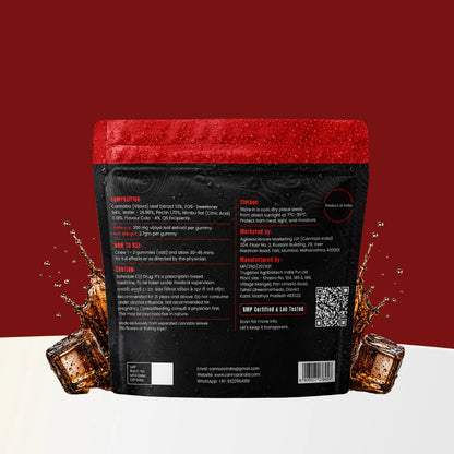 Cannazo- Uplift Gummies (Vatis) – 350mg Cola | For Insomnia (Better Sleep) Relief, Relaxation & Unwinding