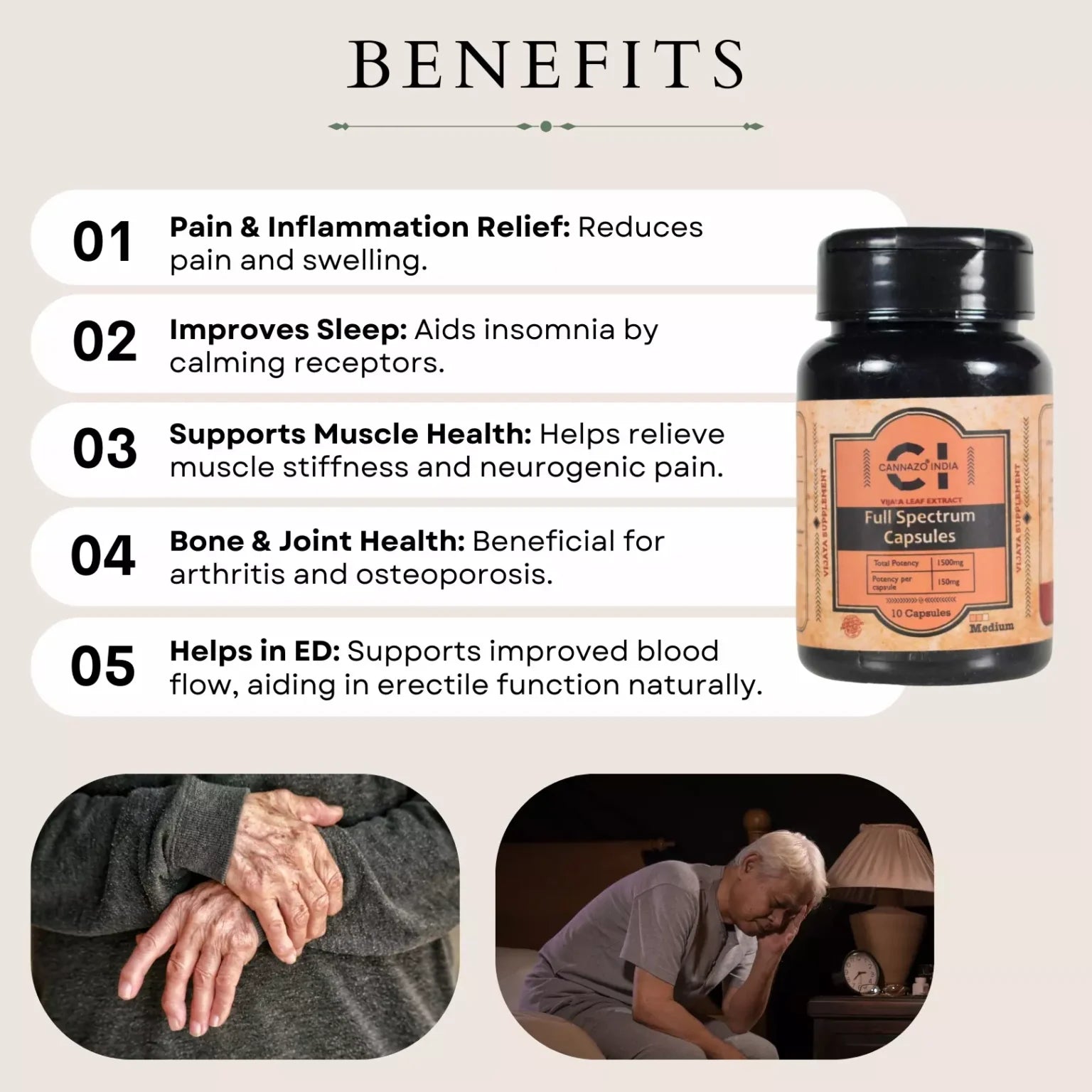 Full Spectrum Capsules (Pain Aid) 