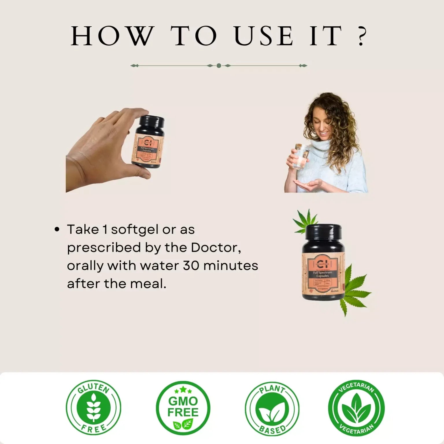 Full Spectrum Capsules (Pain Aid) 