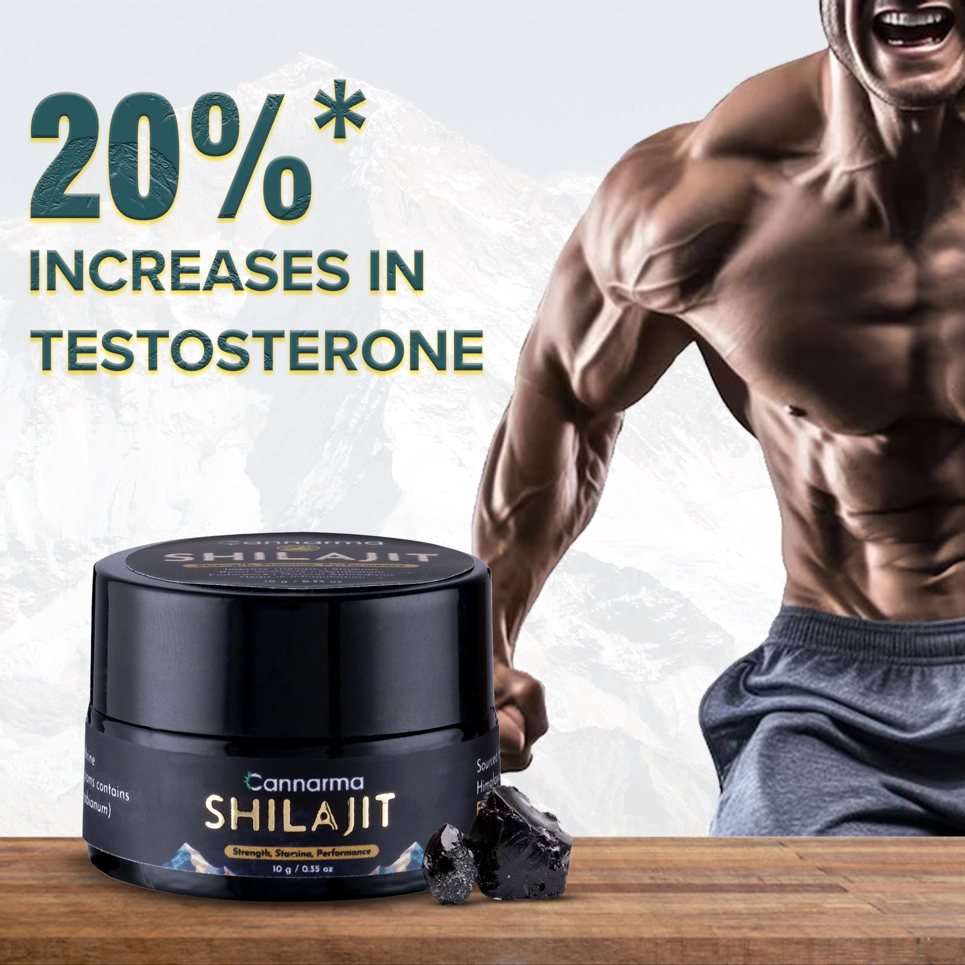 Cannarma Pure Himalayan Shilajit/Shilajeet Resin