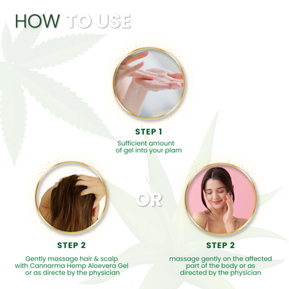 Cannarma Hemp Aloe Vera Gel 